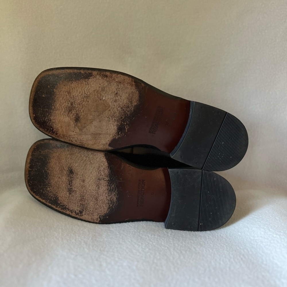 Kenneth Cole Reaction Size 11 Black Leather Lace Up Shoes - Picture 16 of 16